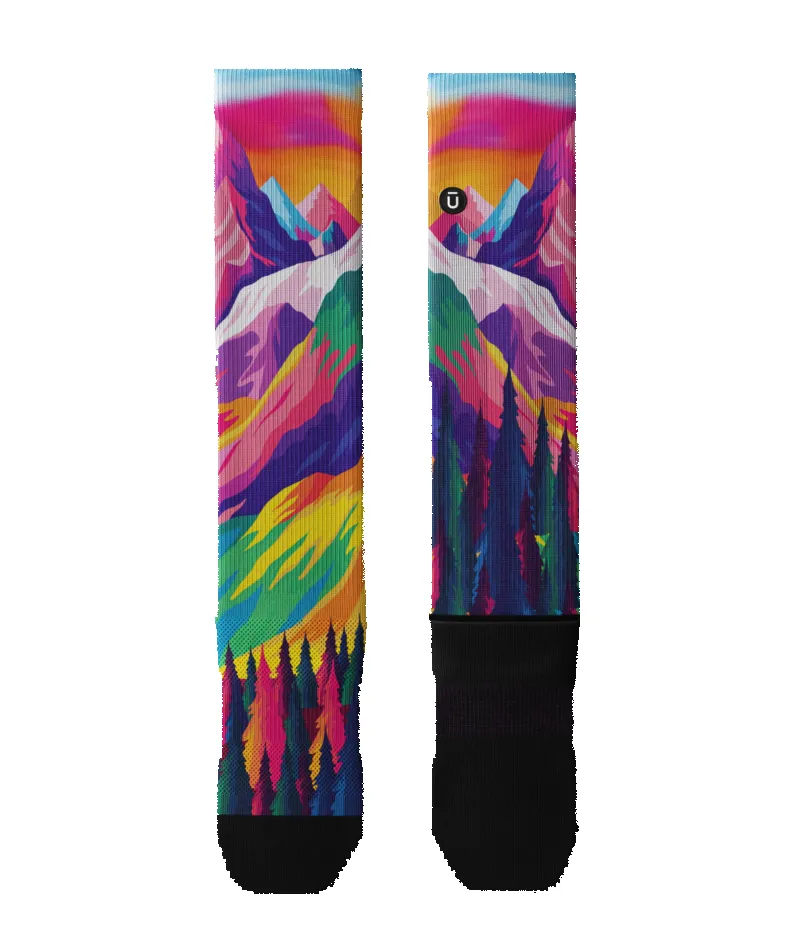 "Nature Trip" Knee High Compression Socks by Outway (20-25 mmHg) sold by Great Sox