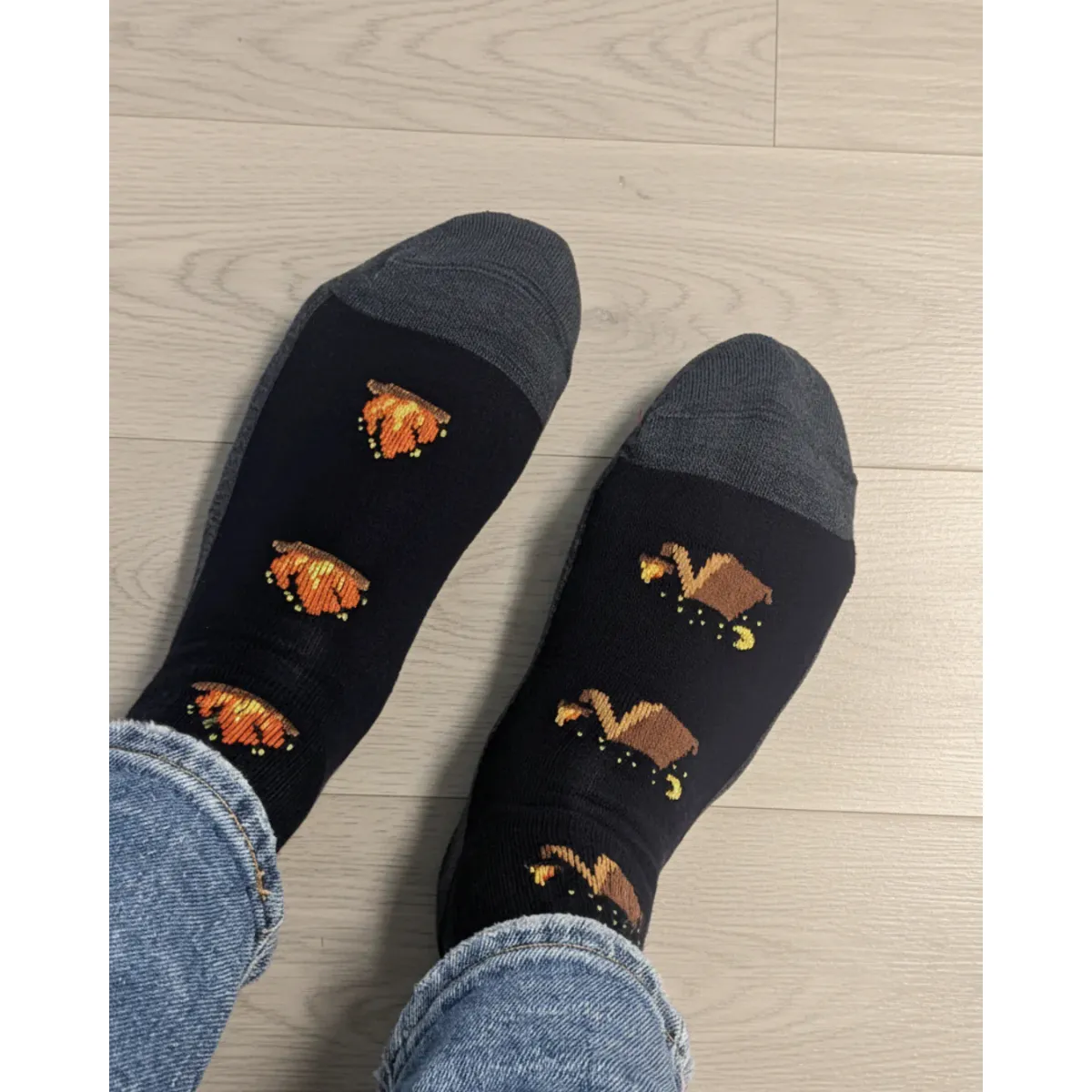 "Camping at Night" 70% Merino Wool Socks by Friday Sock Co sold by Great Sox product image thumbnail 2