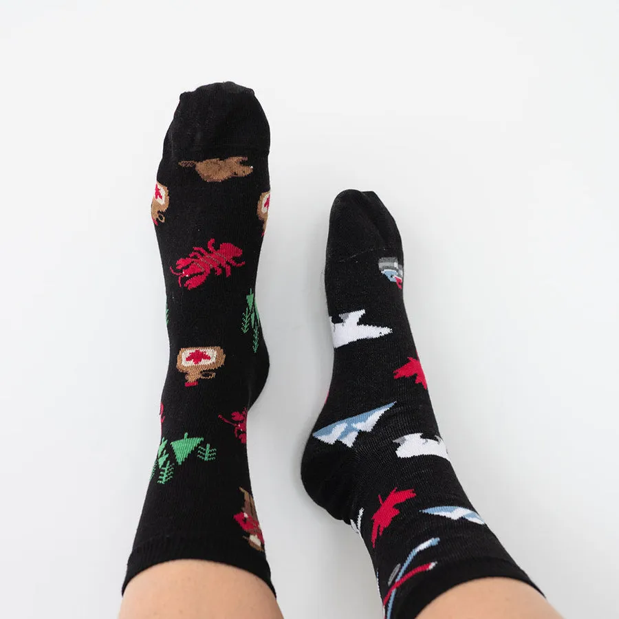 "Canada Icons" Landscape 85% Cotton Socks by Friday Sock Co(CLEARANCE) sold by Great Sox product image thumbnail 2