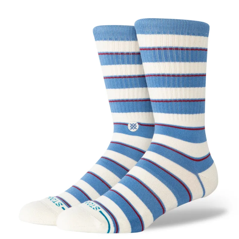 Stance "Striped it" Combed Cotton Crew Socks sold by Great Sox
