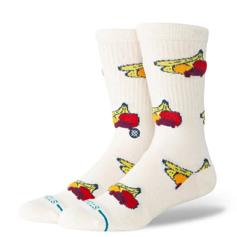 "Fruits" Combed Cotton Crew Socks by Stance made by Great Sox