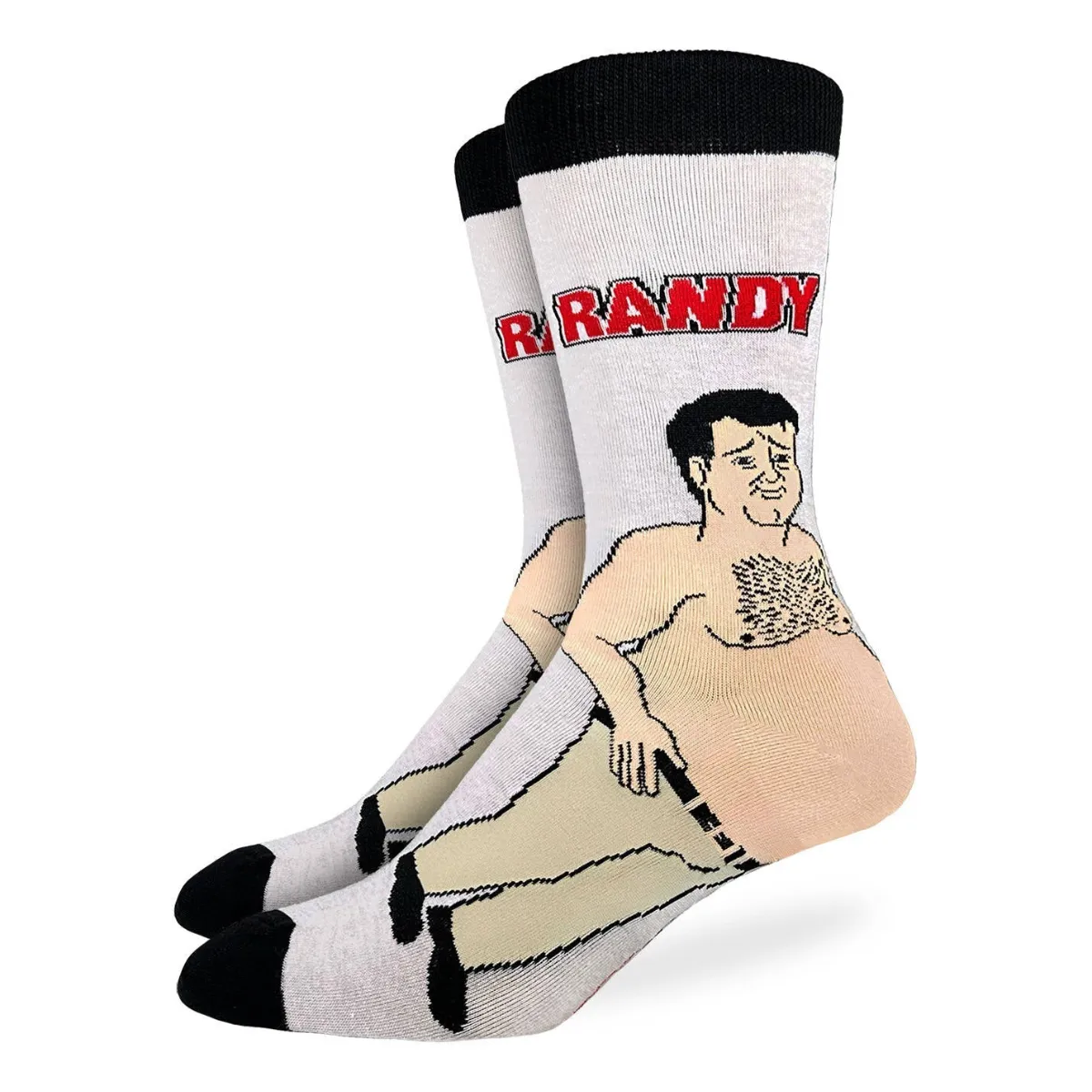 "Trailer Park Boys, Randy's Belly " Cotton Crew Socks by Good Luck Sock sold by Great Sox product image thumbnail 2
