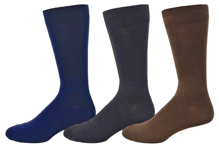 5601/6601 Wellness "Copper" Plain Crew Socks sold by Great Sox