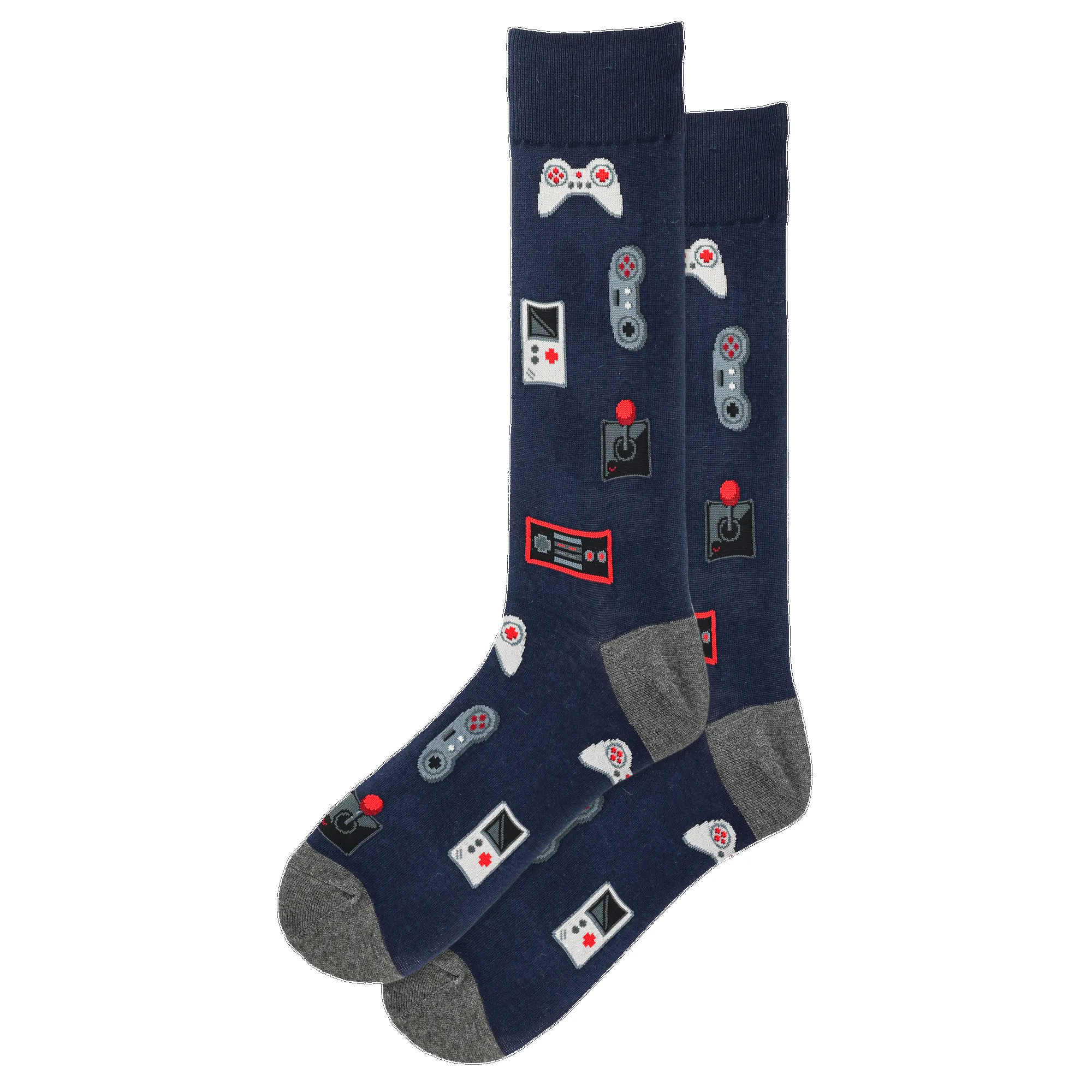 "Gaming" Cotton Crew Socks by Hot Sox - Large sold by Great Sox