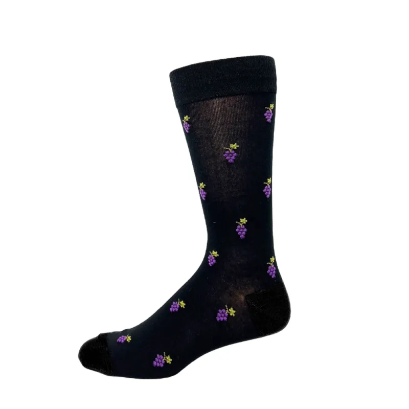"Grape" Bamboo Socks by Vagden - Large sold by Great Sox