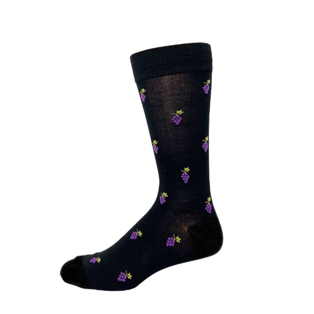 "Grape" Bamboo Socks by Vagden - Large sold by Great Sox