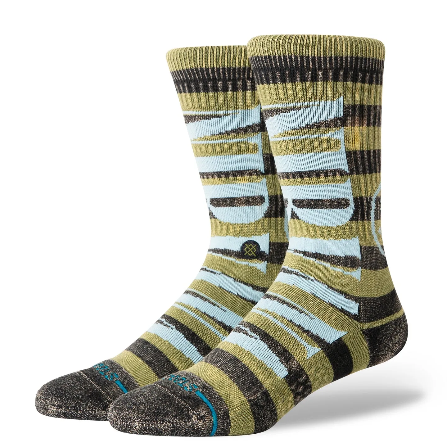 Stance "Nirvana" Combed Cotton Blend Crew Socks sold by Great Sox