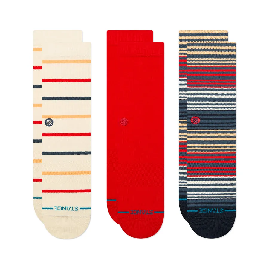 Stance "Boardwalk 3 Pack" Combed Cotton Socks sold by Great Sox