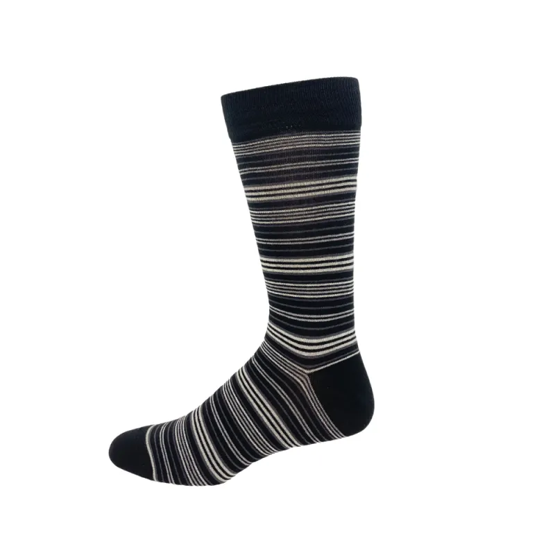 "Stripe" Vagden Cotton Socks - Large sold by Great Sox