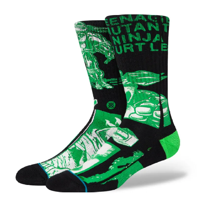 Stance x TMNT Combed Cotton Blend Crew Socks made by Stance