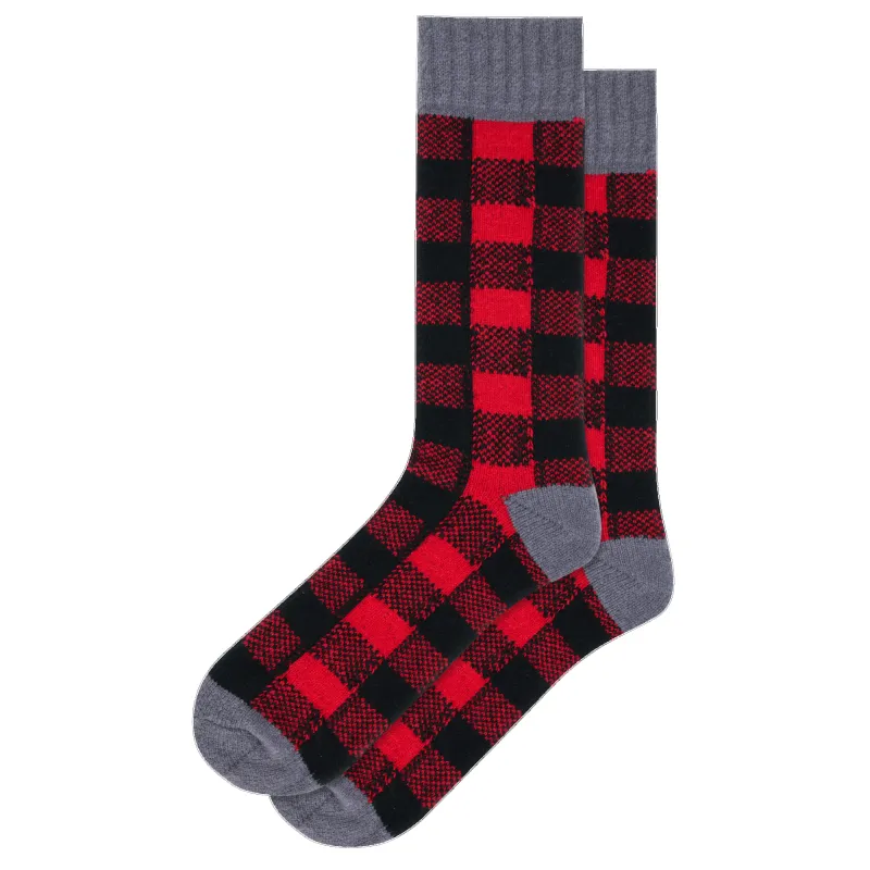 "Plaid" Boot Socks by Hot Sox made by Hot Sox