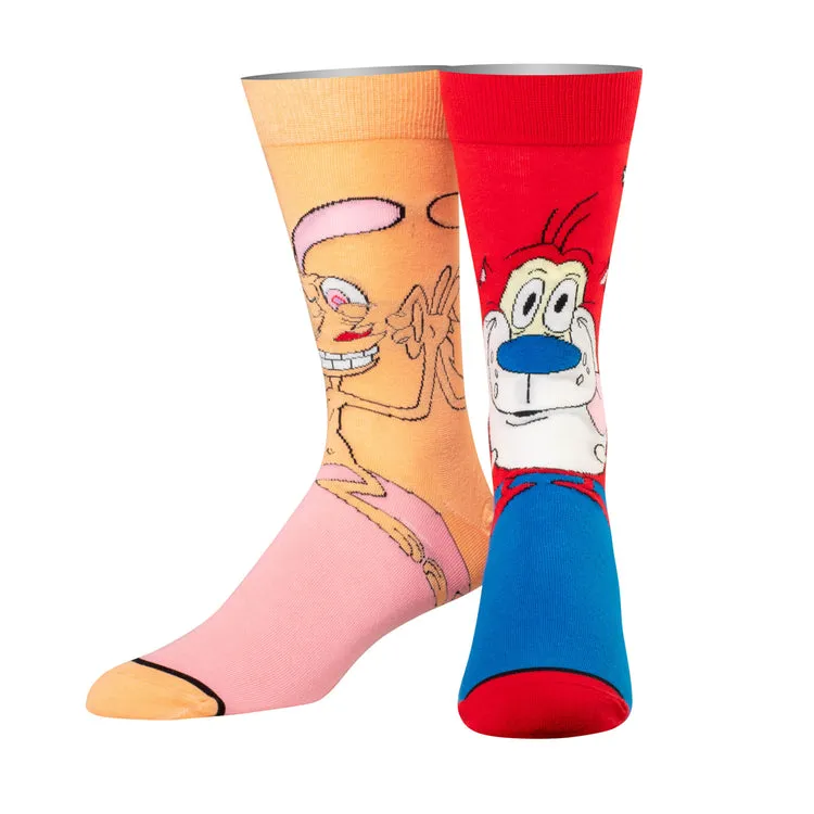 "Ren & Stimpy" Cotton Blend Crew Socks by ODD Sox sold by Great Sox product image thumbnail 2