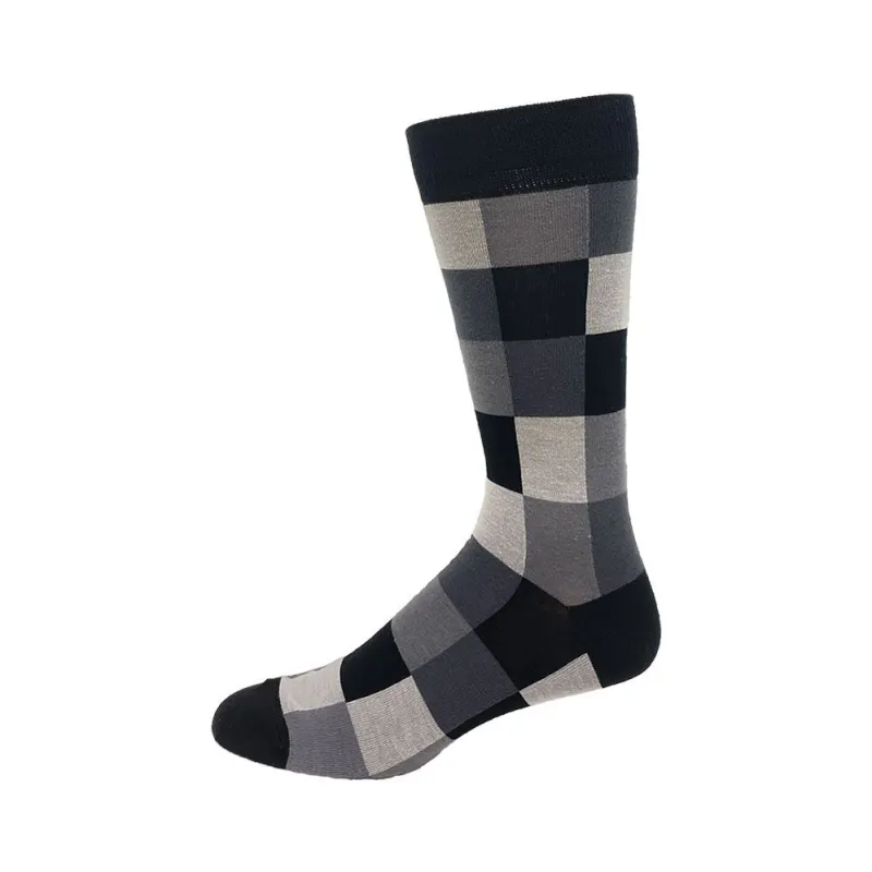 "Rectangular" Bamboo Socks by Vagden - Large sold by Great Sox