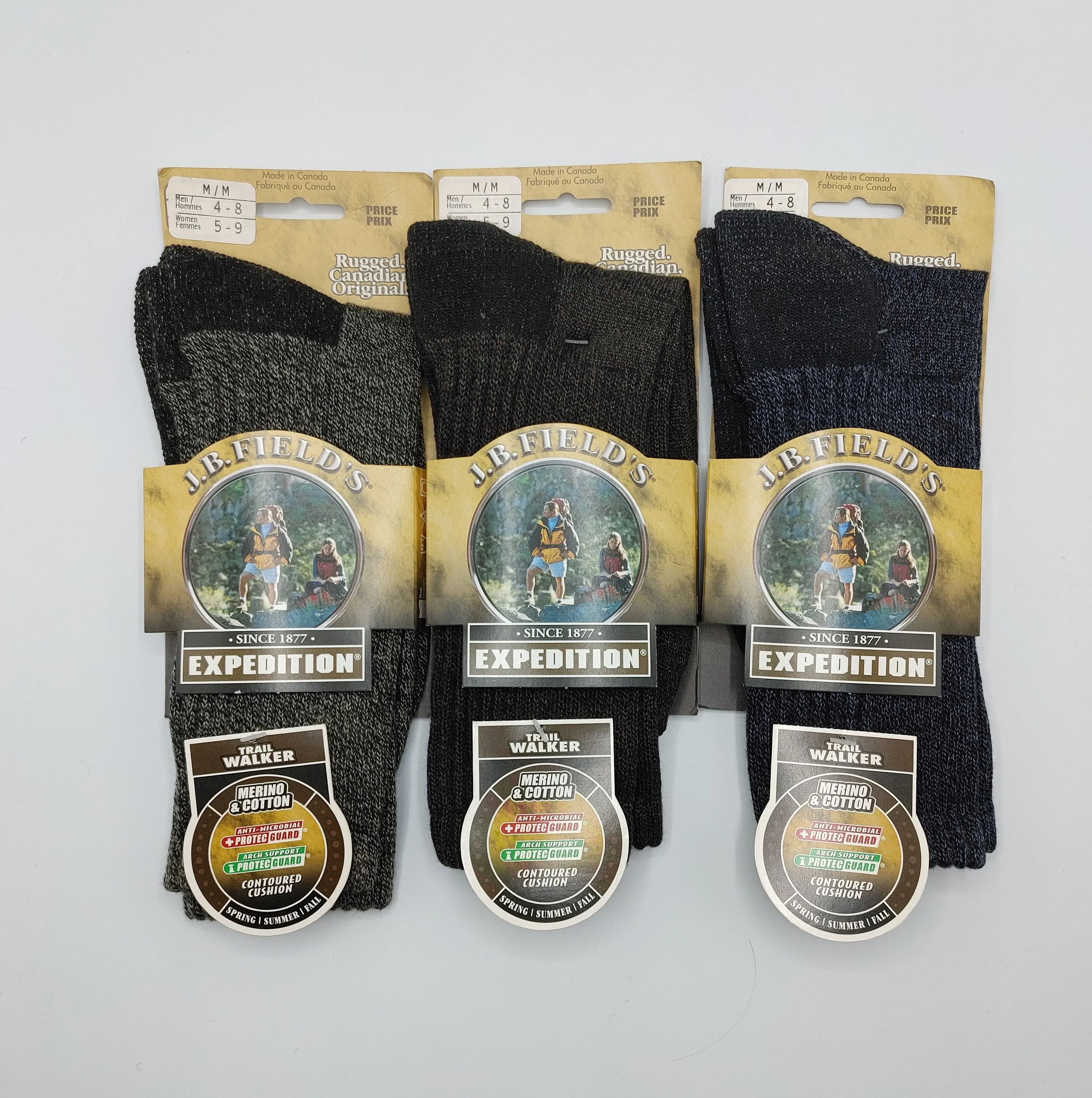 J.B. Field's "Trail Walker" Cotton/Merino Blend Socks (CLEARANCE) sold by Great Sox product image thumbnail 5