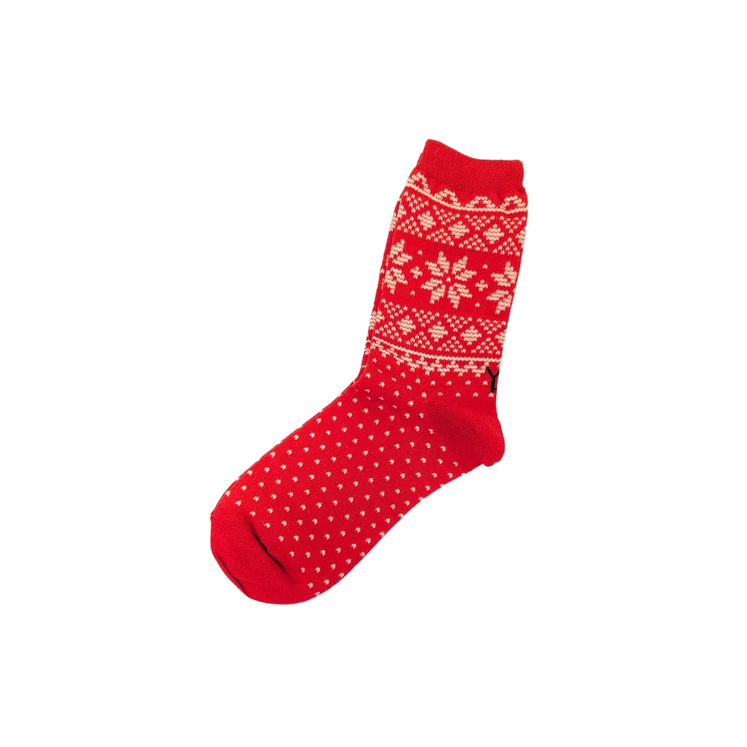 "Christmas Sweater" Cotton Dress Crew Socks by YO Sox - Medium sold by Great Sox product image thumbnail 3