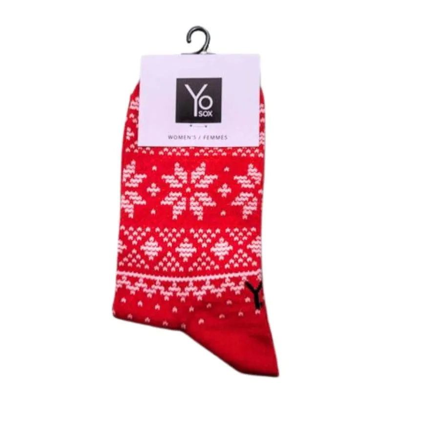 "Christmas Sweater" Cotton Dress Crew Socks by YO Sox - Medium sold by Great Sox product image thumbnail 2
