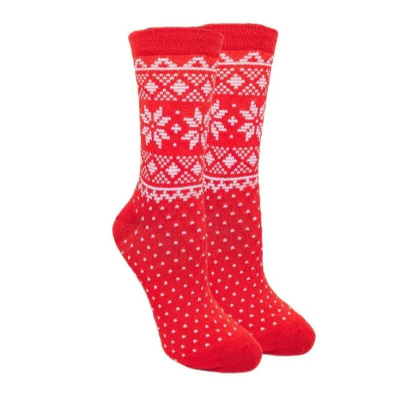 "Christmas Sweater" Cotton Dress Crew Socks by YO Sox - Medium sold by Great Sox