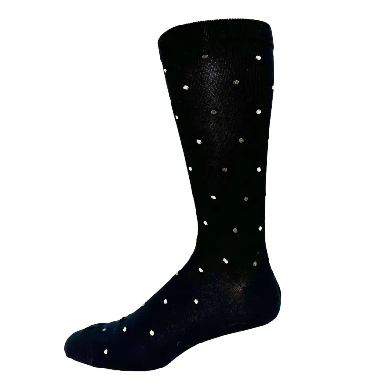 "Polka Dot" Bamboo Diabetic Socks by Wellness - Large sold by Great Sox