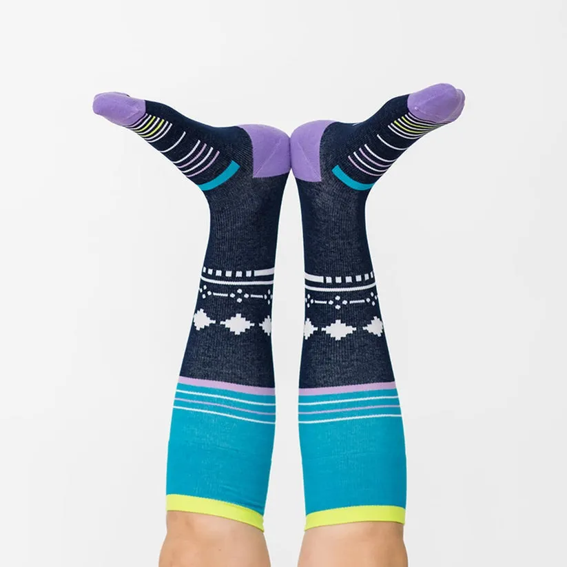 Dr. Segal Blue Stars Cotton Energy Compression Socks - 15-20mmHg sold by Great Sox product image thumbnail 2