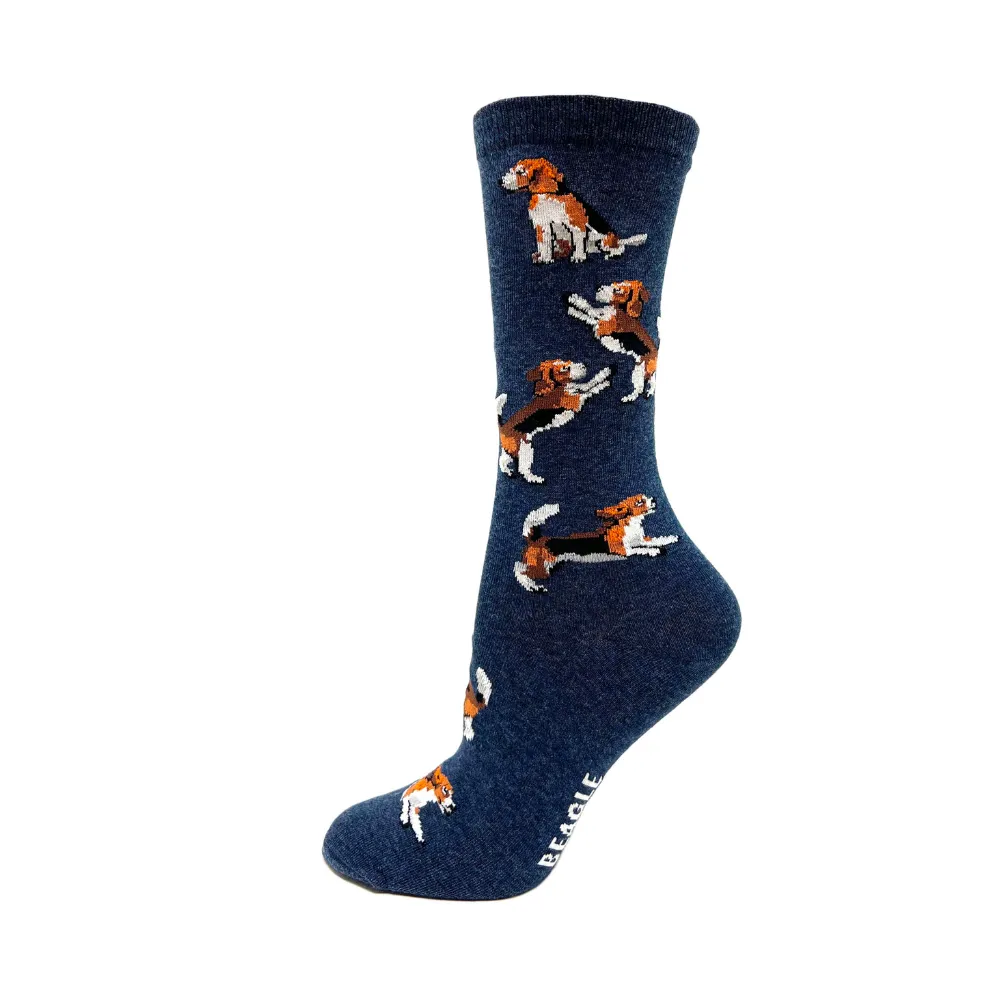 Crazy Toes "Beagle" Cotton Socks - Medium sold by Great Sox