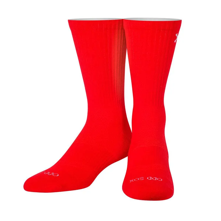 "Red Basix" Fashion Crew by ODD Sox - Large sold by Great Sox product image thumbnail 2