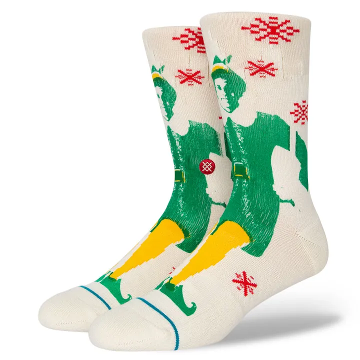 Stance "Buddy the Elf" Combed Cotton Blend Crew Socks sold by Great Sox