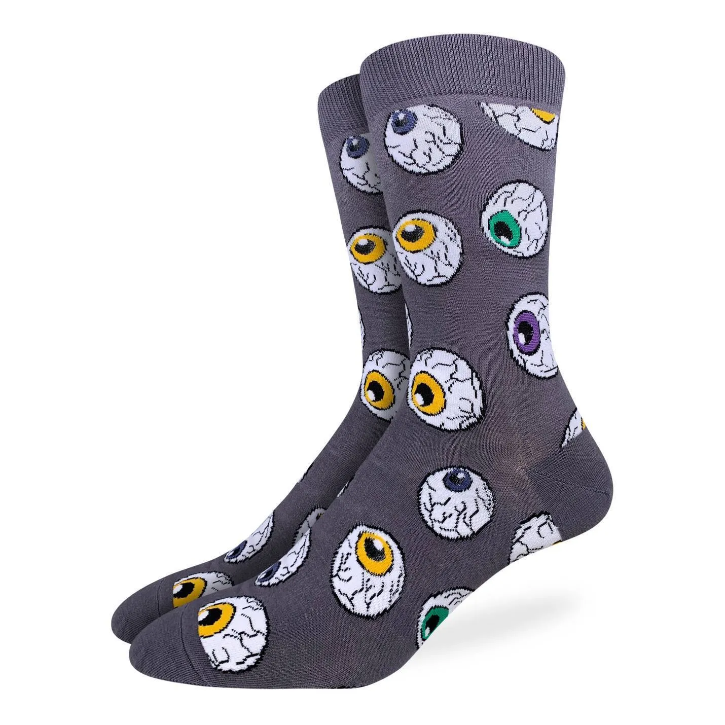 "Eyeballs" Crew Socks by Good Luck Sock sold by Great Sox