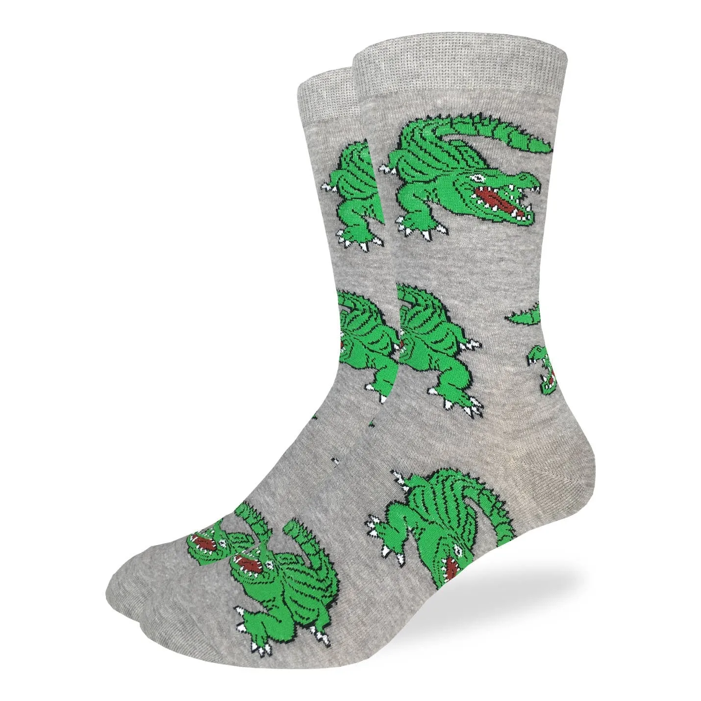 Good Luck Sock "Alligators" Crew Socks - Large sold by Great Sox
