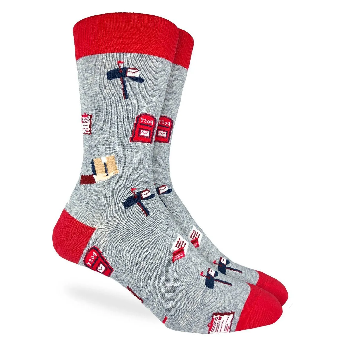 "Postal Worker" Crew Socks by Good Luck Sock - Large - SALE sold by Great Sox