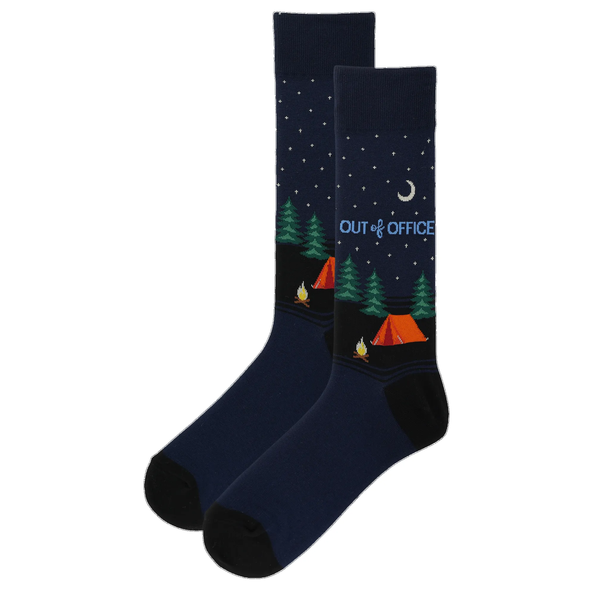 "Out of Office" Crew Socks by Hot Sox sold by Great Sox product image thumbnail 2