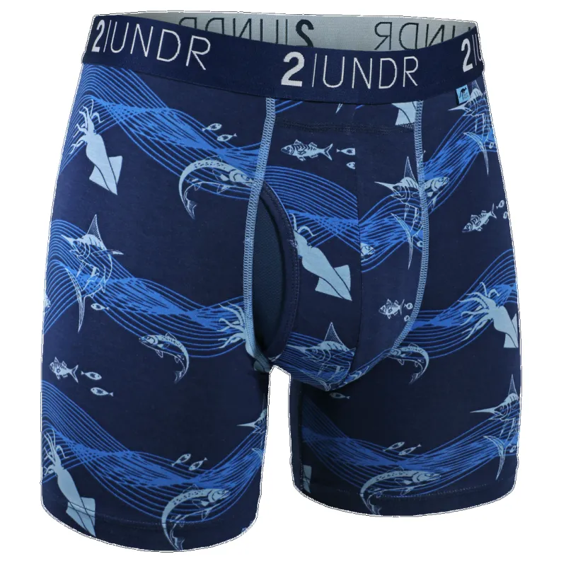 2UNDR Day Shift 6" Boxer Brief - Deep Sea sold by Great Sox