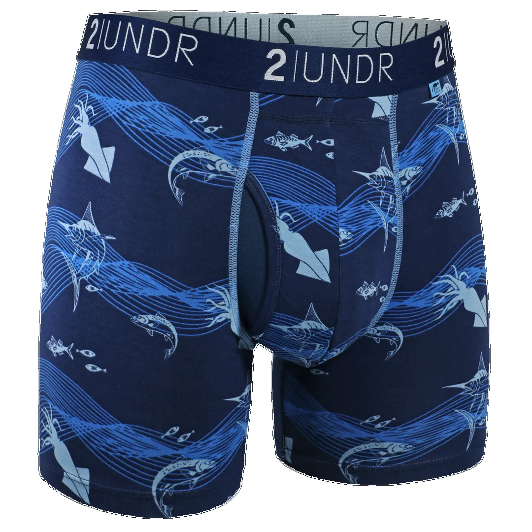 2UNDR Day Shift 6" Boxer Brief - Deep Sea sold by Great Sox