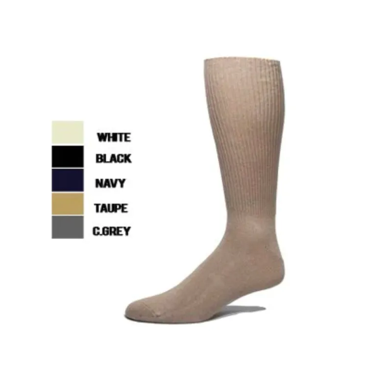 Ribbed Cotton Dress Non Elastic Diabetic Sock by Wellness sold by Great Sox
