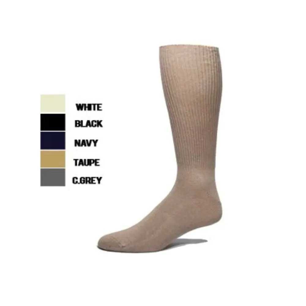 Ribbed Cotton Dress Non Elastic Diabetic Sock by Wellness sold by Great Sox