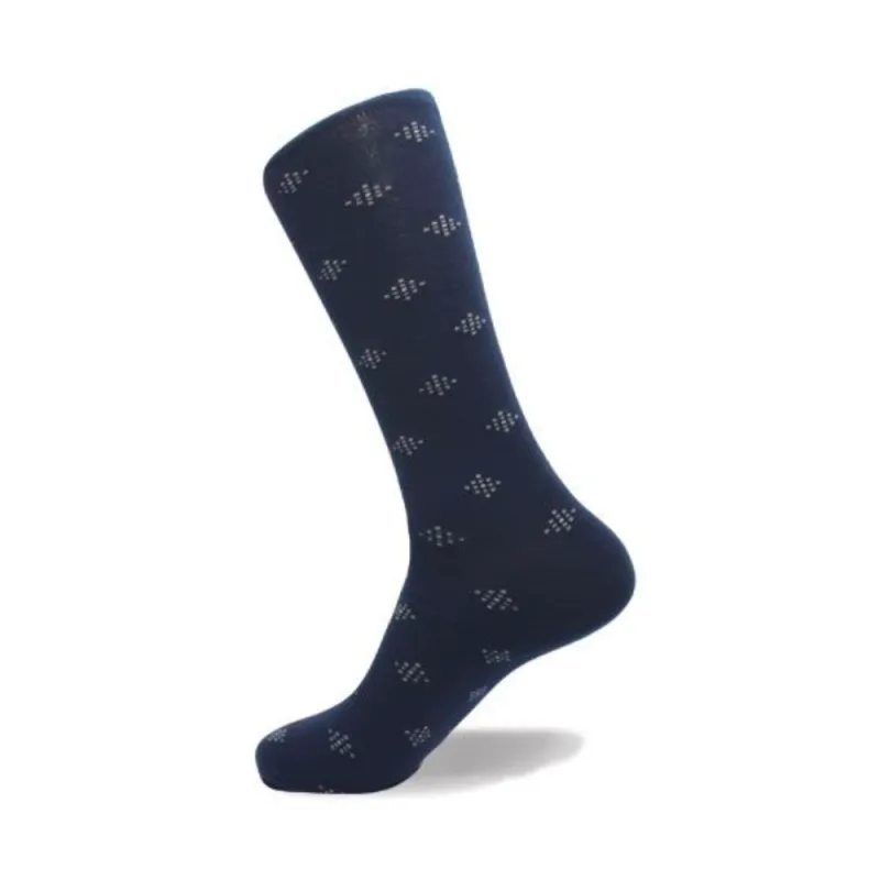 Cotton Dress Diamond Pattern Diabetic Socks by Wellness -Large sold by Great Sox