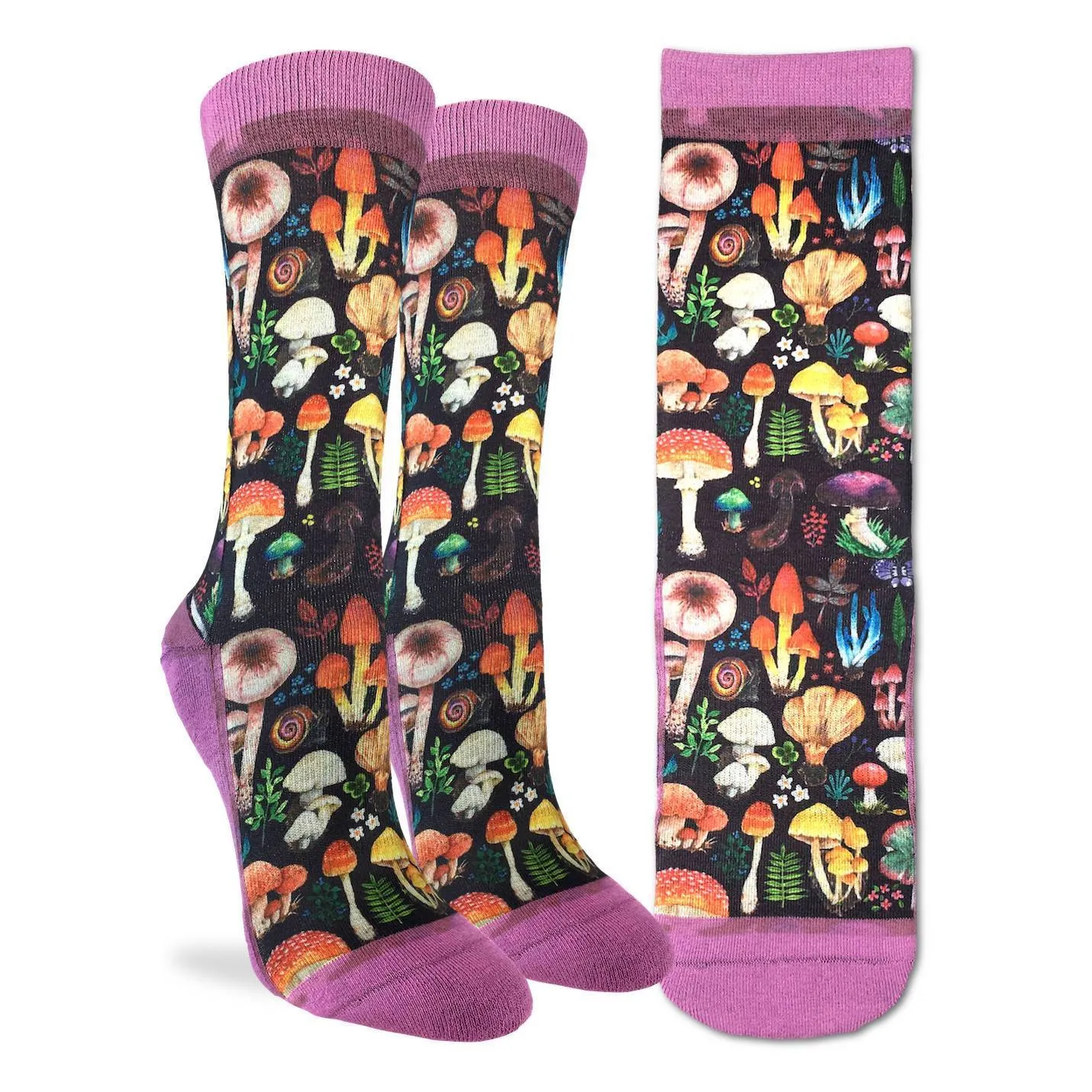 "Mushrooms" Socks by Good Luck Sock sold by Great Sox