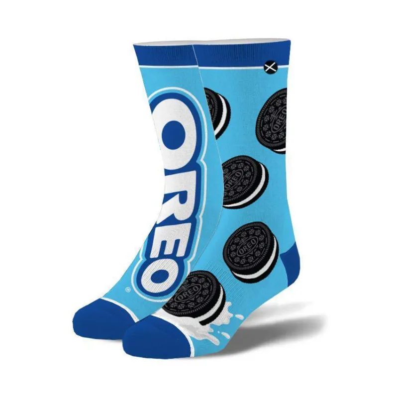 "Oreo Cookies" Cotton Crew Socks by ODD Sox made by Odd Sox