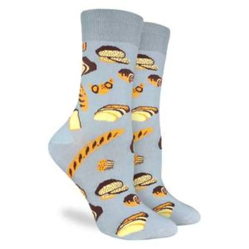 "Baked Goods" Crew Socks by Good Luck Sock made by Great Sox