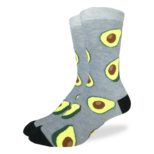 "Avocado" Cotton Crew Socks by Good Luck Sock sold by Great Sox product image thumbnail 2
