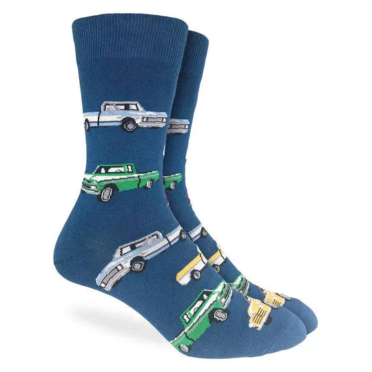 "Trucks" Crew Socks by Good Luck Sock sold by Great Sox
