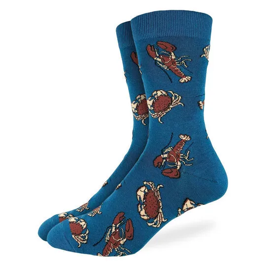 "Crabs & Lobsters" Crew Socks by Good Luck Sock - SALE sold by Great Sox product image thumbnail 2