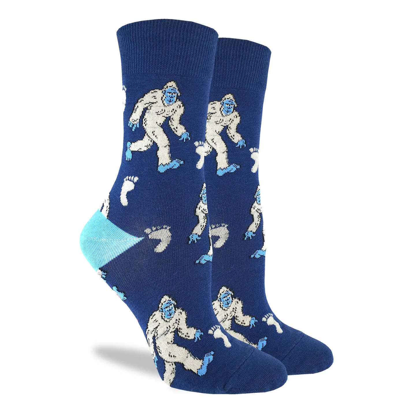 "Yeti" Cotton Crew Socks by Good Luck Sock - Large sold by Great Sox product image thumbnail 2