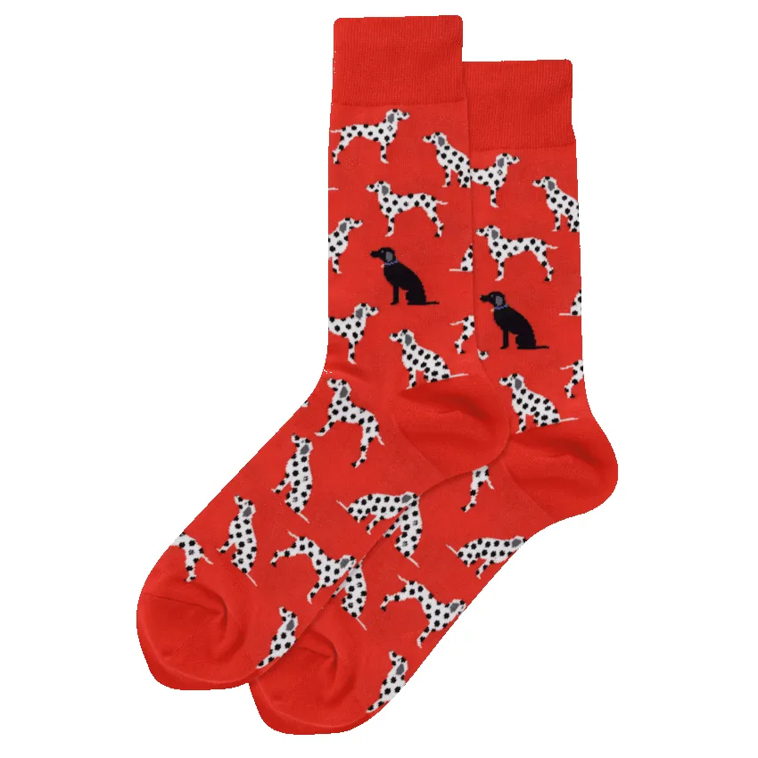 "Dalmatians" Cotton Crew Socks by Hot Sox sold by Great Sox product image thumbnail 2