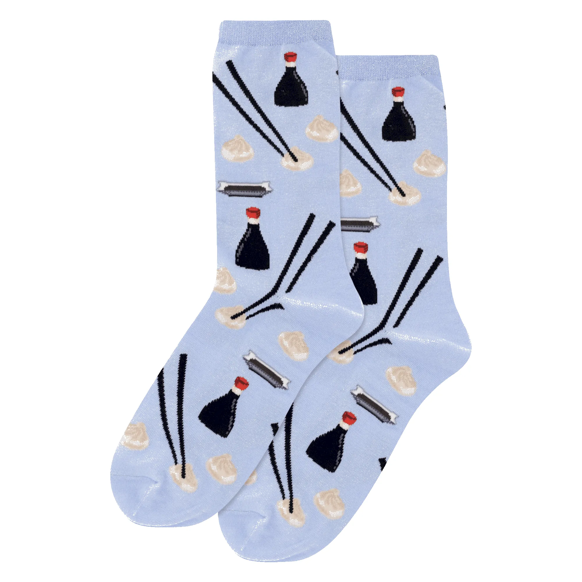 "Dumplings" Cotton Crew Socks by Hot Sox sold by Great Sox product image thumbnail 2
