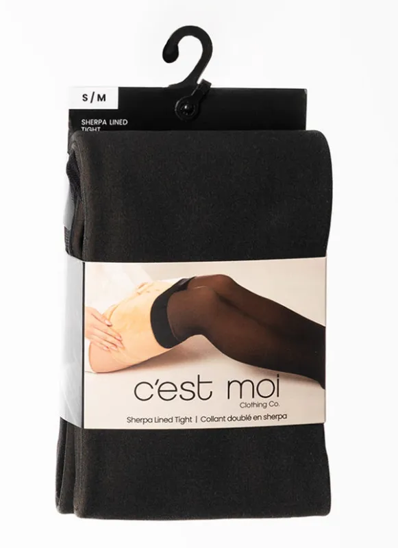 C'est Moi "Sherpa Lined Tights" - Women's made by C’est Moi