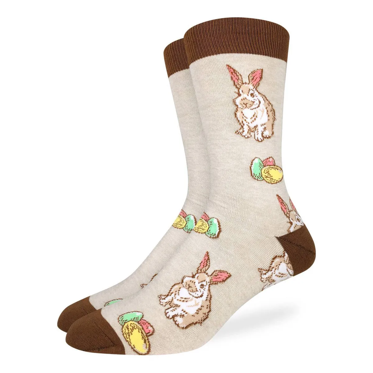 "Easter Bunny Eggs" Cotton Crew Socks by Good Luck Sock(clearance) sold by Great Sox