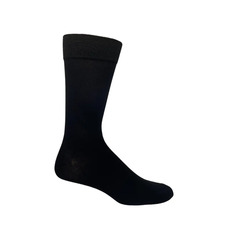"Merino Wool Plain Dress" Crew Sock by Key made by Great Sox