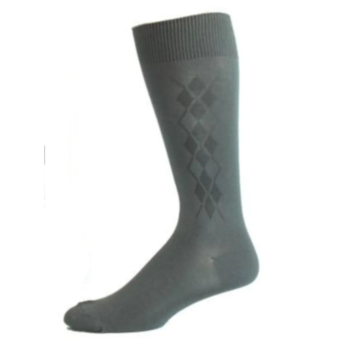 "Vertical Argyle" Bamboo Socks by Key - Medium sold by Great Sox product image thumbnail 3