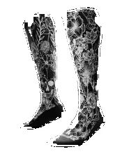 "Positive Thoughts"Knee High Compression Socks by Outway sold by Great Sox