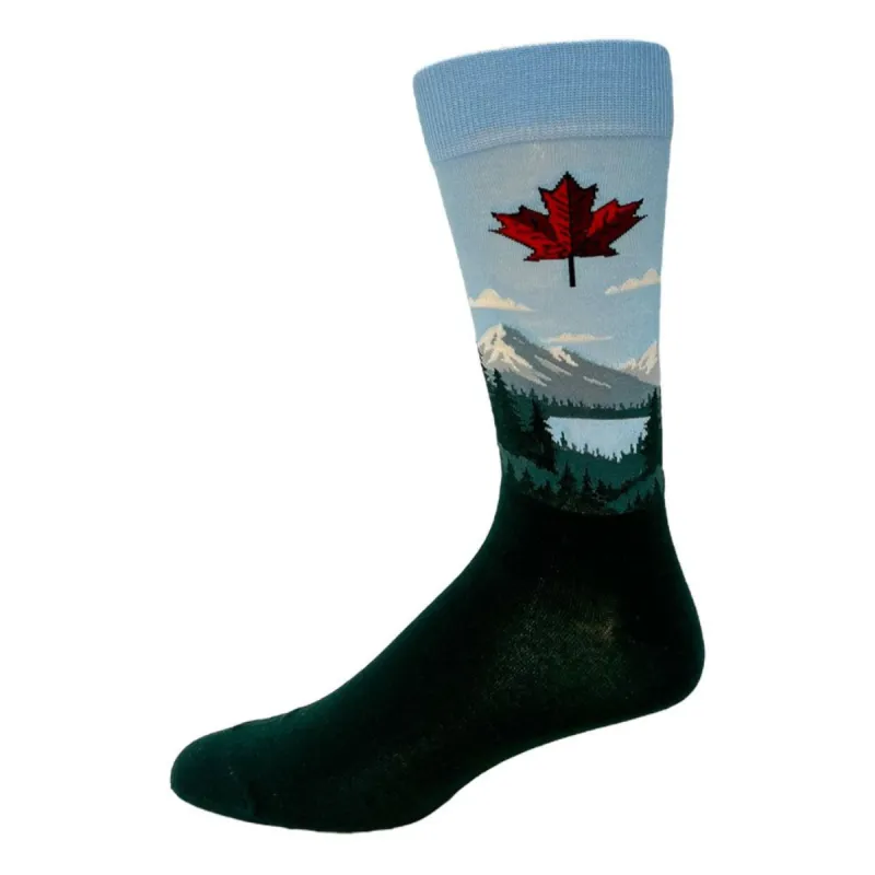 "Northern Wilderness" Cotton Socks by Crazy Toes made by Great Sox